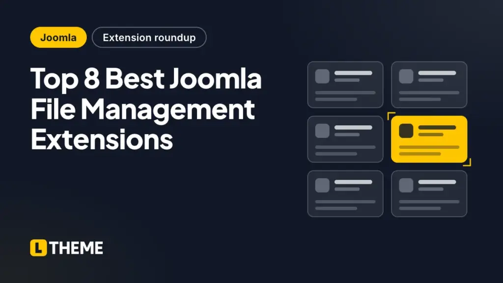 Top 8 Best Joomla File Management Extensions
