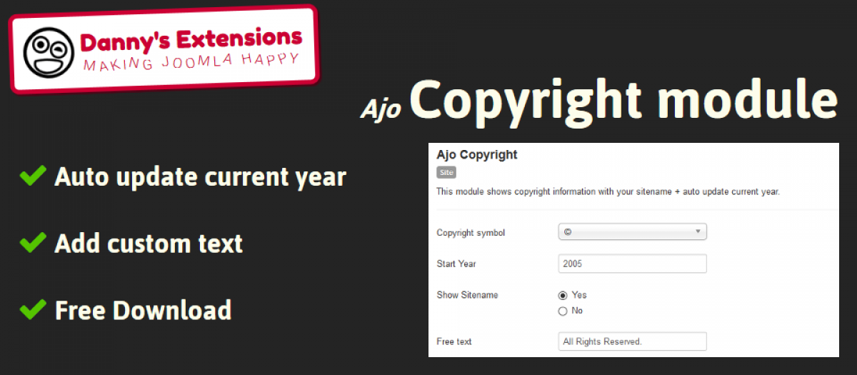 Ajo Copyright Module