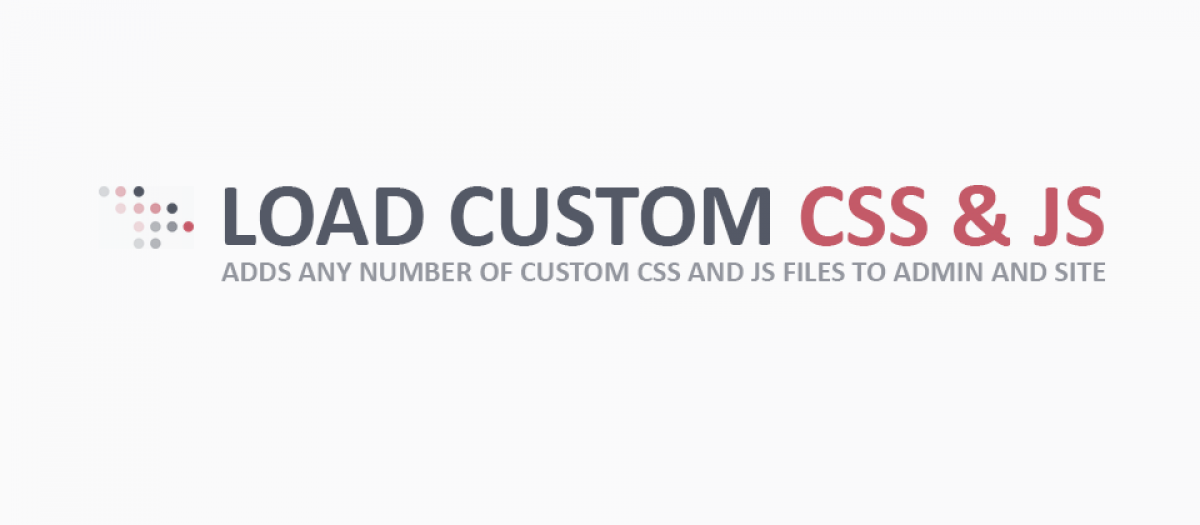 Load Custom Css &Amp; Js
