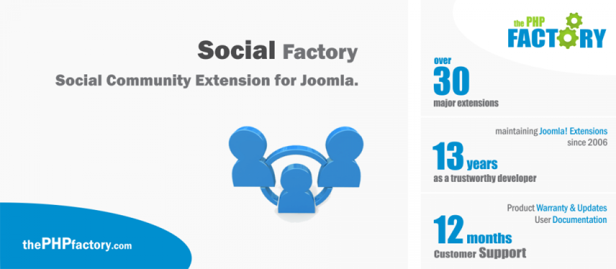 Social Factory - Joomla Community Extension