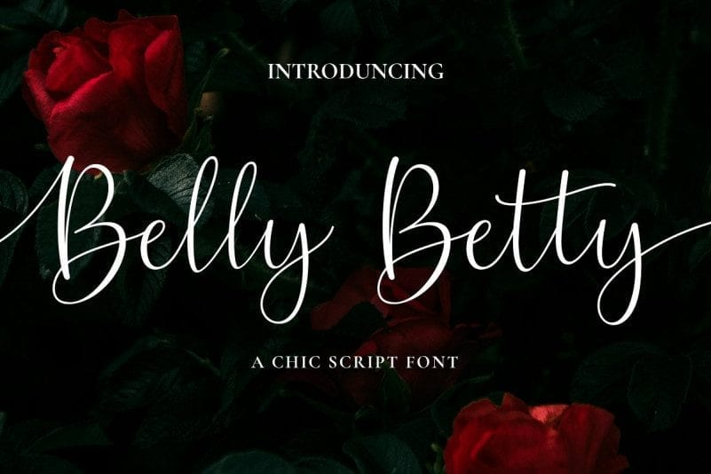 Belly Betty Free Chic Script Font