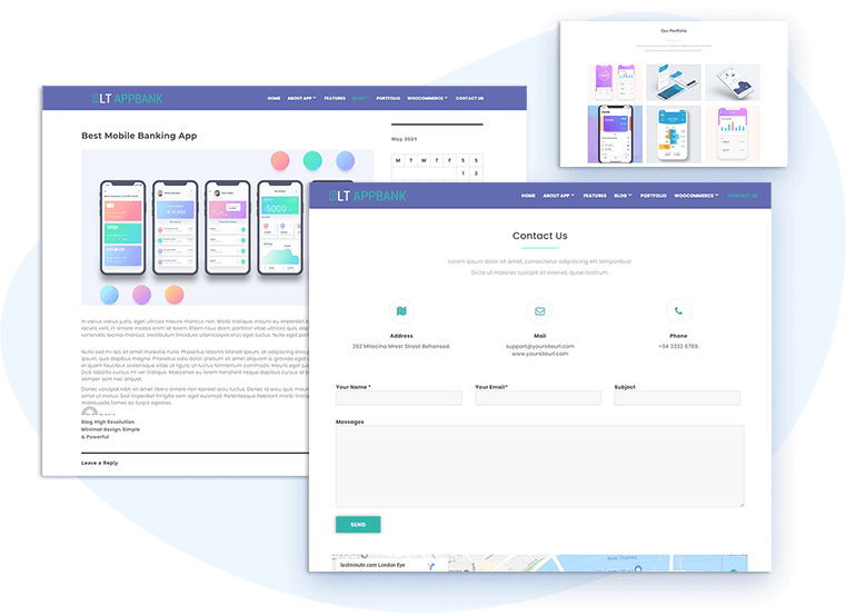 Lt-Appbank-Free-Wordpress-Theme-Contact