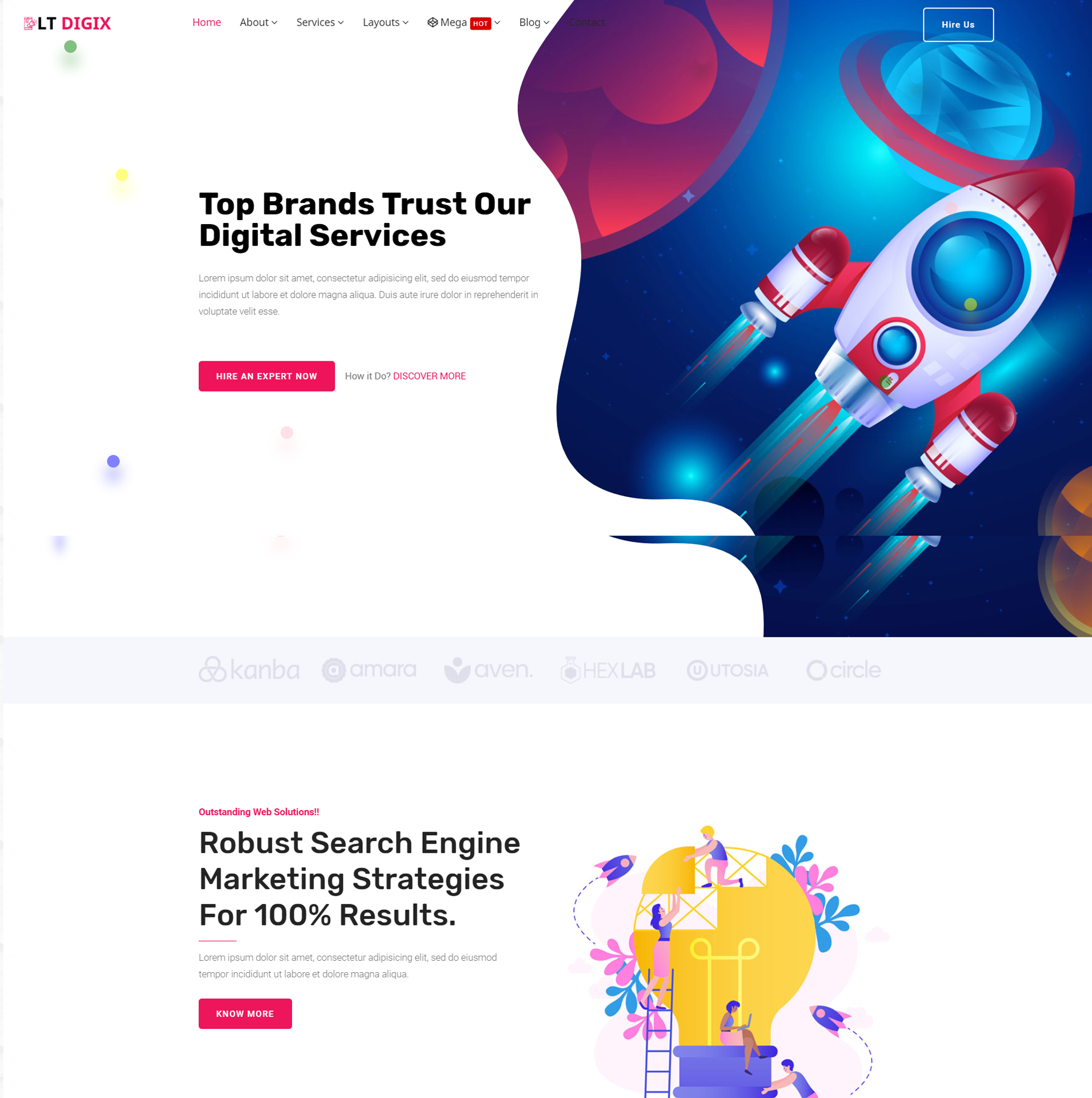 LT Digix – Free Marketing WordPress theme LT Digix – Marketing WordPress theme