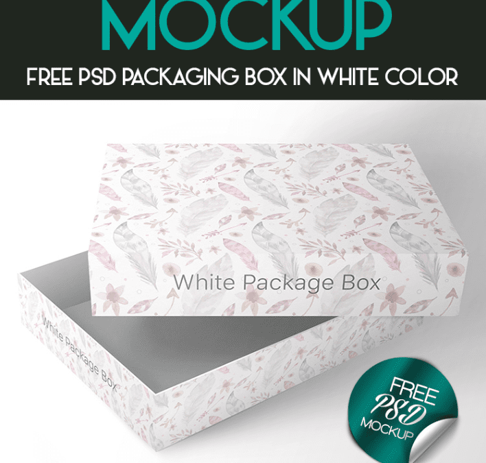 Download Free White Color Packaging Box Mockup Ltheme PSD Mockup Templates