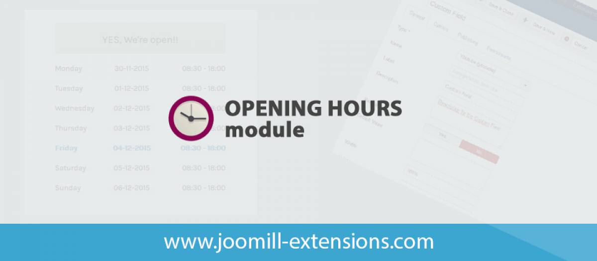 List Of Top 6 Best Joomla Opening Hour Extension In 2022