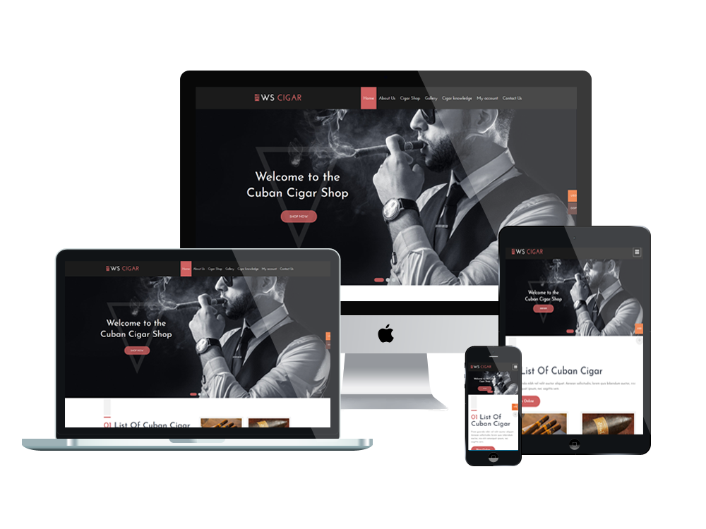 WS Cigar - Free Cigar Shop Woocommerce WordPress theme WS Cigar - Cigar Shop Woocommerce theme