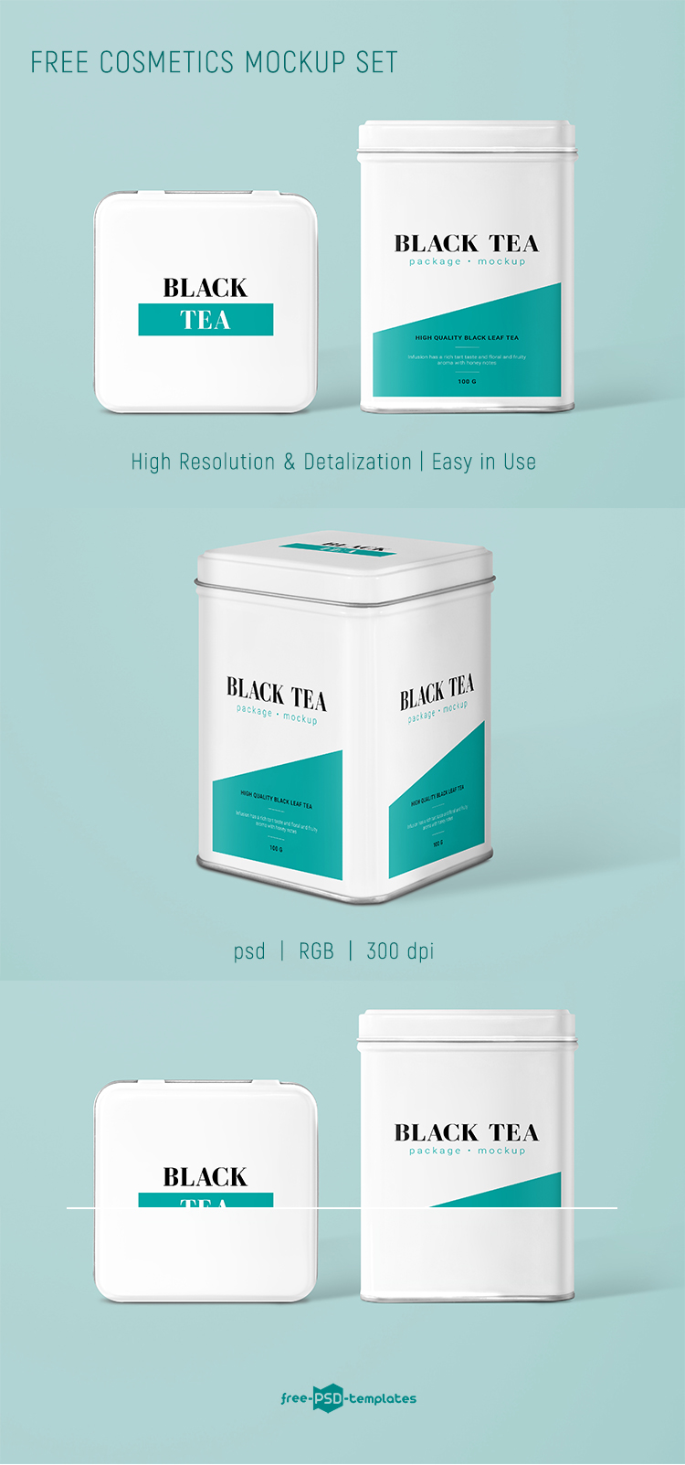 Download Tea Package Free Mockup Set Ltheme