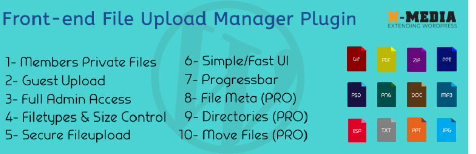 Frontend File Manager Plugin