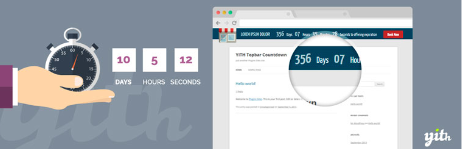 YITH Topbar Countdown