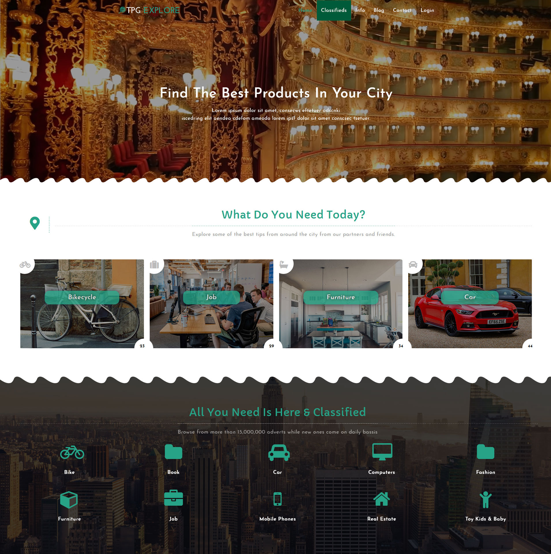 TPG Explore - Best Free Responsive Classified WordPress theme TPG Explore - Best Classified WordPress theme