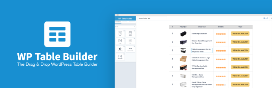 Wp Table Builder – Wordpress Table Plugin