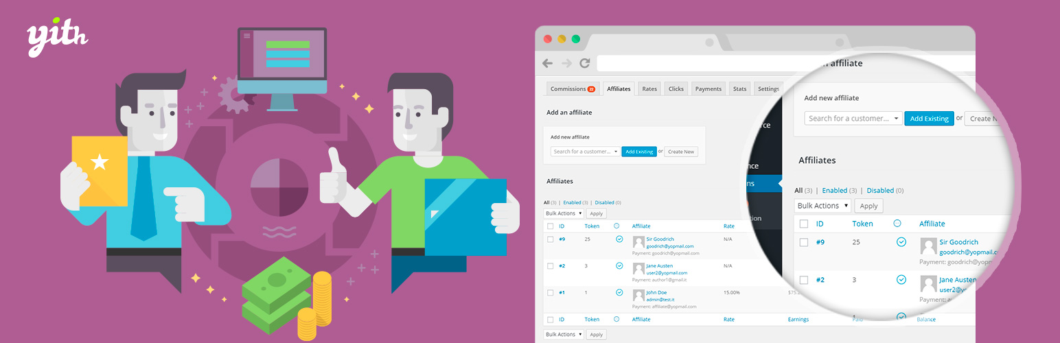Yith Woocommerce Affiliates- Wordpress Affiliate Plugin