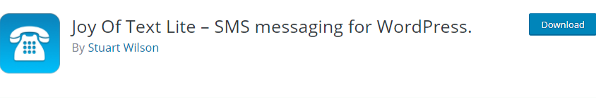 Joy Of Text Lite – Sms Messaging For Wordpress.