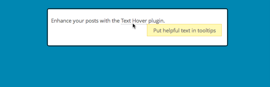 Text Hover