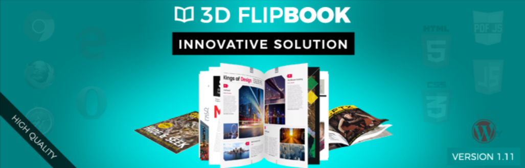 Interactive 3D Flipbook
