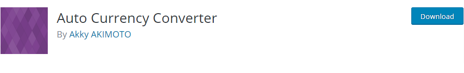 Auto Currency Converter - Wordpress Currency Converter Plugin
