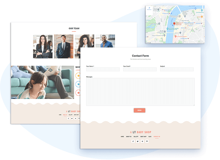 Lt-Baby-Shop-Free-Wordpress-Theme-Contact