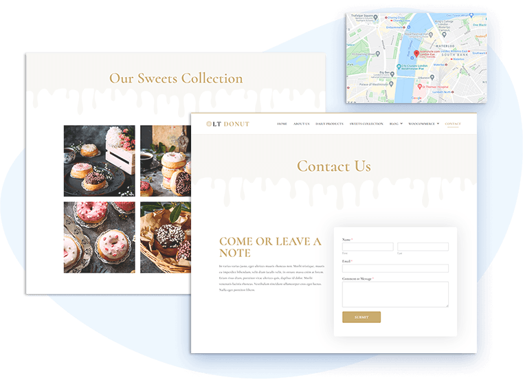 Lt-Donut-Free-Wordpress-Theme-Contact