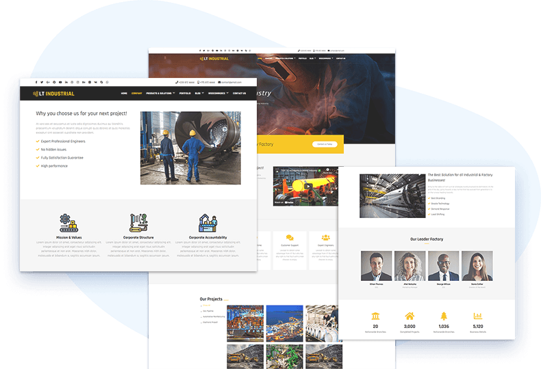 Lt-Industrial-Free-Wordpress-Theme-Elementor