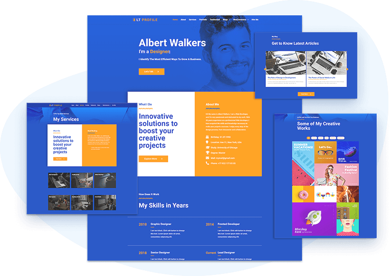 lt-profile-free-wordpress-theme