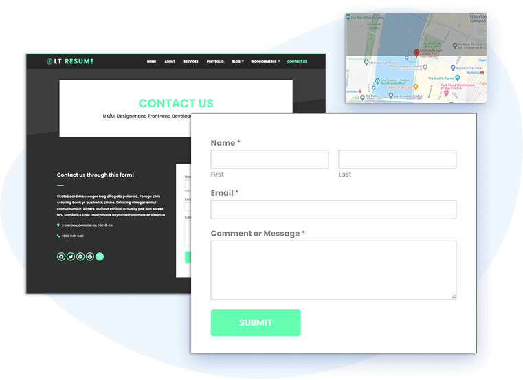 Lt-Resume-Free-Wordpress-Theme-Contact