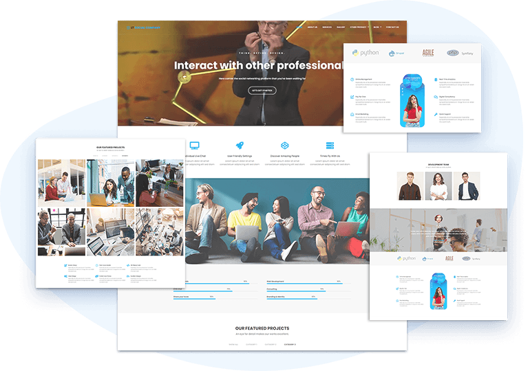 LT Social Company - Free Joomla Social Network template