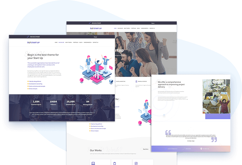 lt-startup-free-wordpress-theme-elementor