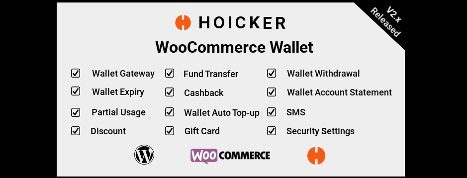 Hoicker Woocommerce Wallet
