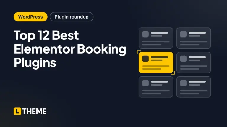 Top 12 Best Elementor Booking Plugins