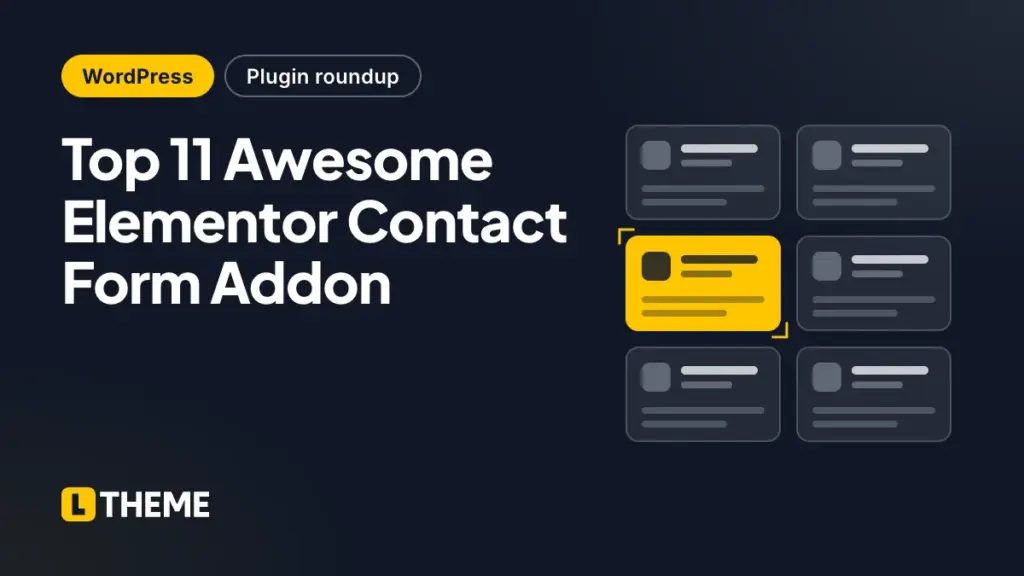 Top 11 Awesome Elementor Contact Form Addon