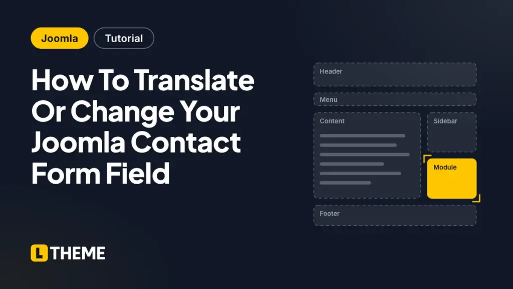 How To Translate Or Change Your Joomla Contact Form Field