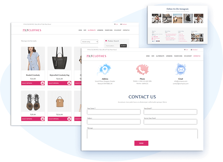 Lt-Clothes-Free-Wordpress-Theme-Contact