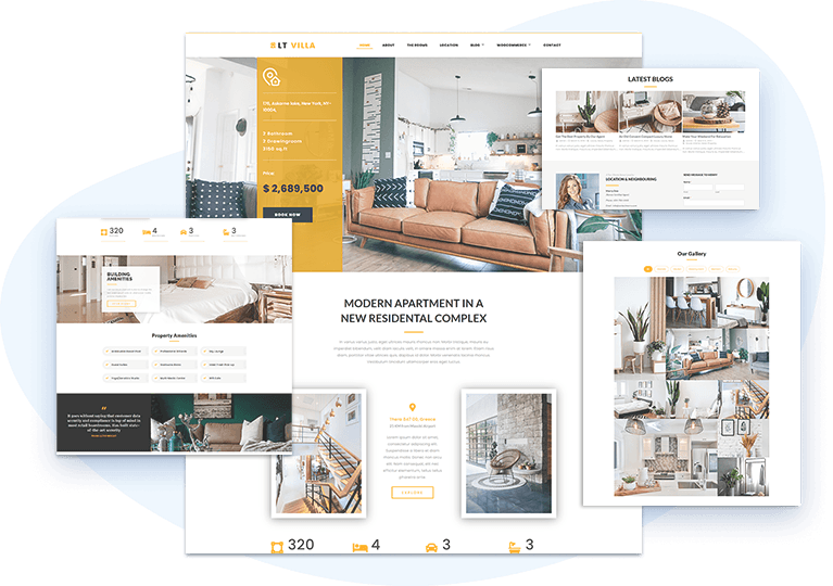 LT Villa - Free construction joomla template