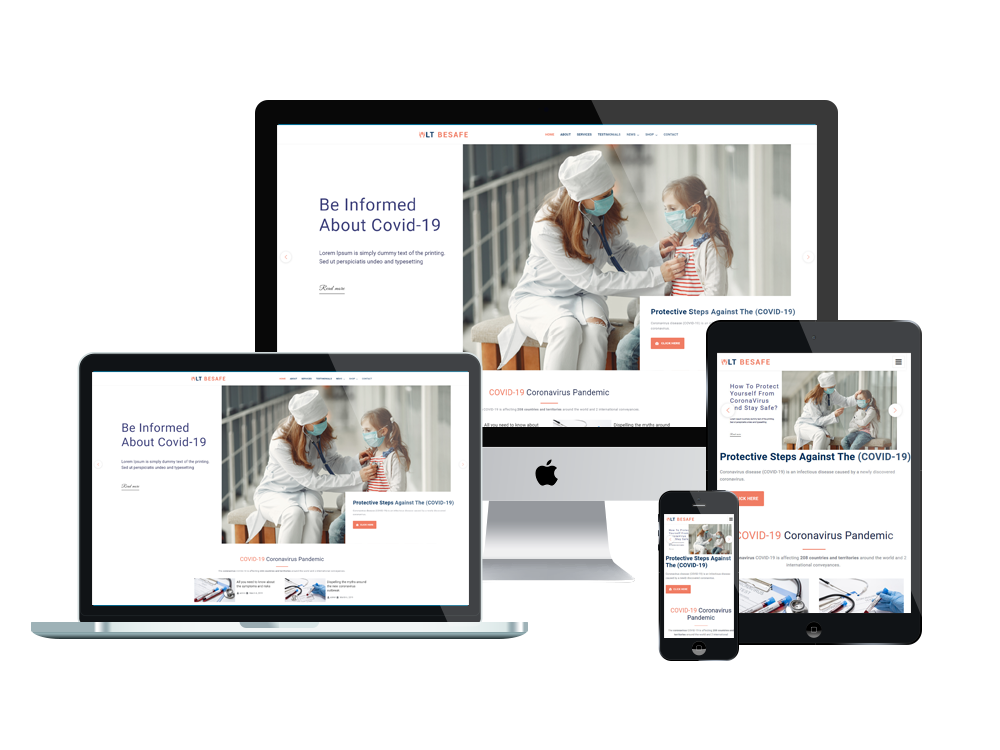 LT BeSafe – Free Medical WordPress theme LT BeSafe – Free Medical WordPress theme