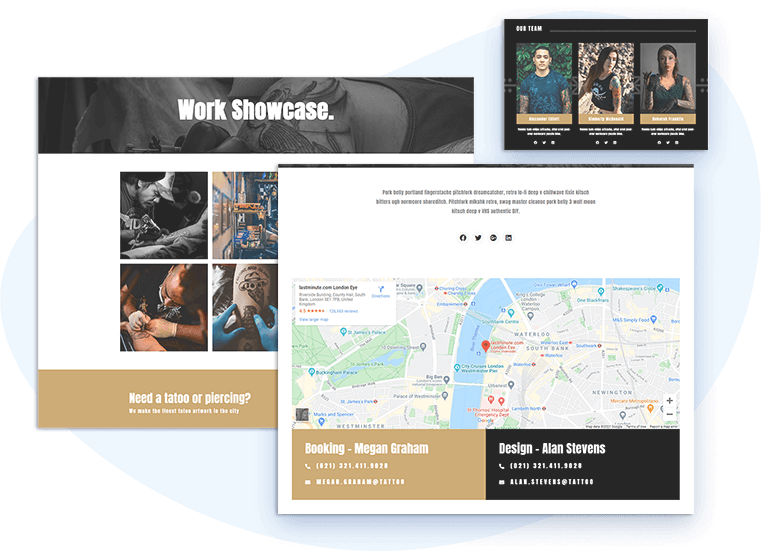 9 Tattoo Shop WordPress Themes for Piercings Custom Arts Spa Others