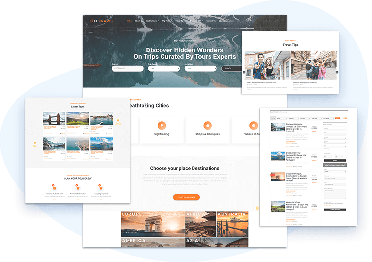 LT Travel - Free Joomla Travel template