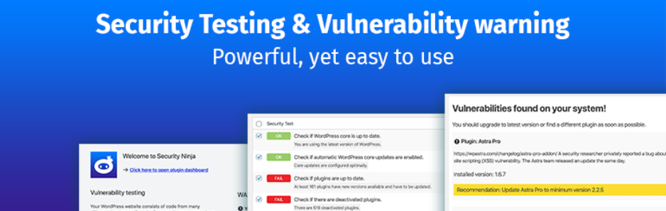 Security Ninja – Wordpress Security Plugin