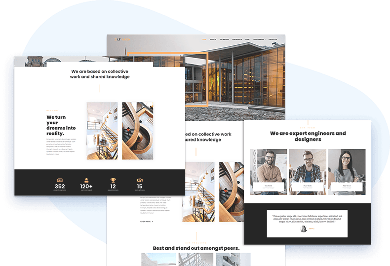 LT Arch Free Responsive Architecture WordPress Theme