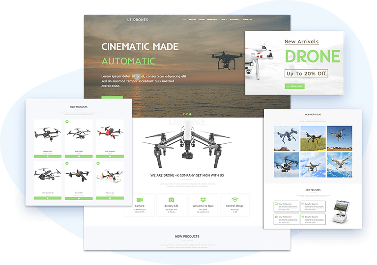 Lt-Drones-Free-Wordpress-Theme