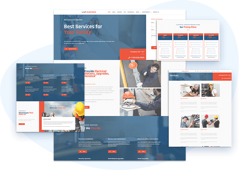 Smart Electrician - WordPress theme