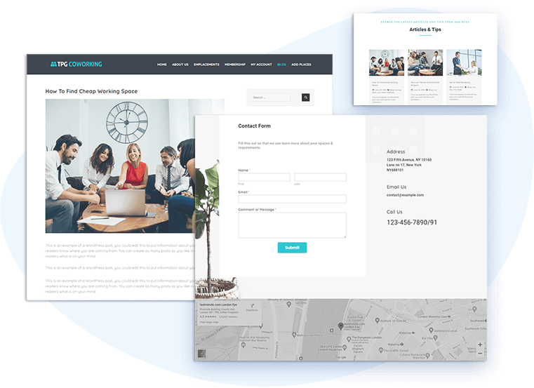 Tpg-Coworking-Free-Wordpress-Theme-Contact