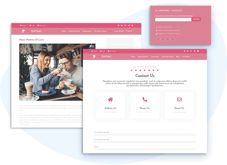 Tpg-Dating-Free-Wordpress-Theme-Contact