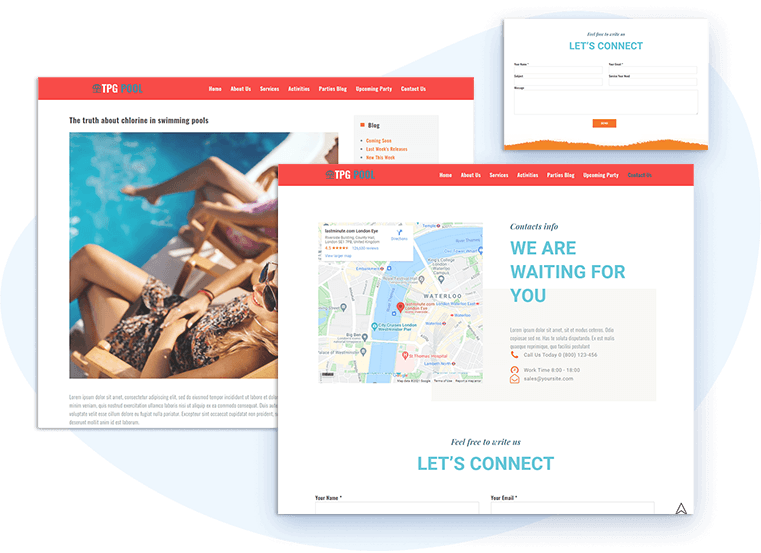 Tpg-Pool-Free-Wordpress-Theme-Contact