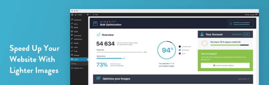 Imagify – Convert Webp, Images Compression And Optimization