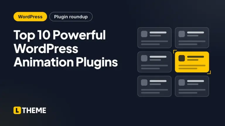 Top 10 Powerful WordPress Animation Plugins