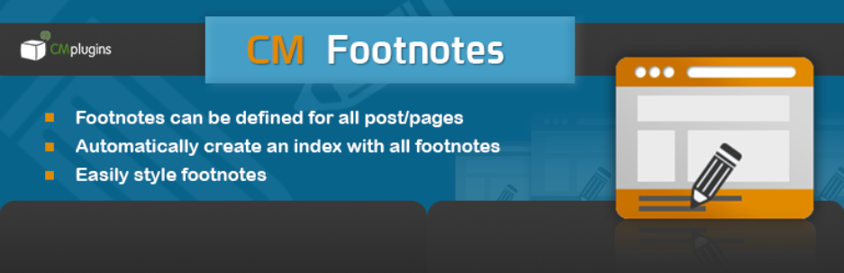 Cm Footnotes - Wordpress Footnotes Plugin
