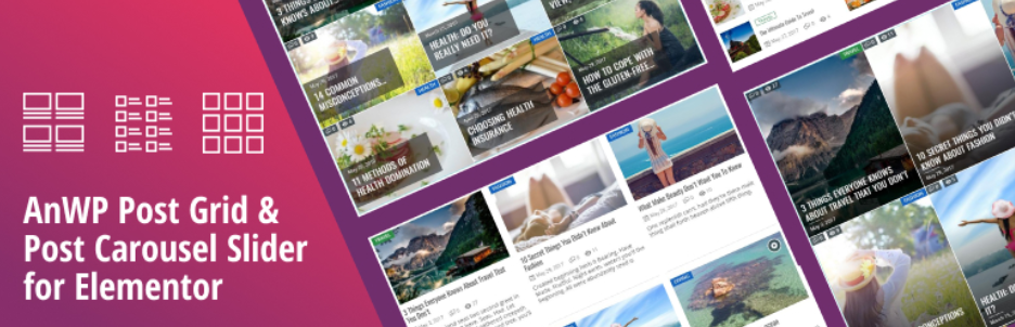 Anwp Post Grid And Post Carousel Slider For Elementor