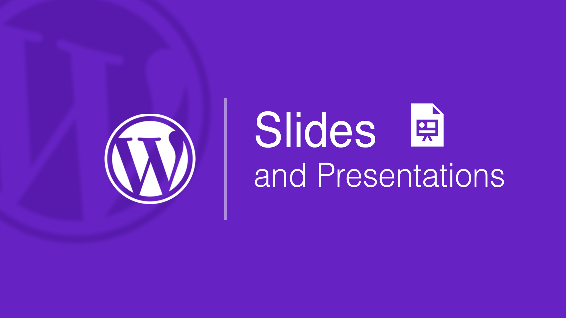 presentation plugin in wordpress