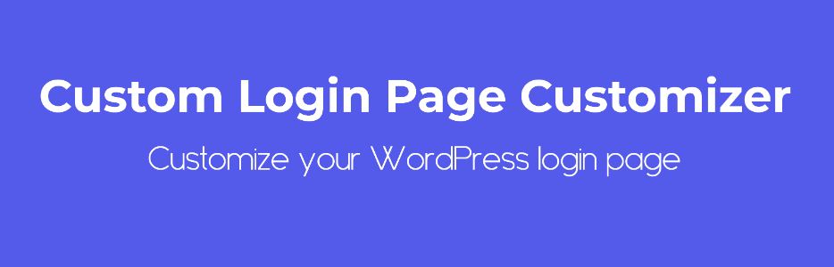 Custom Login Page Customizer