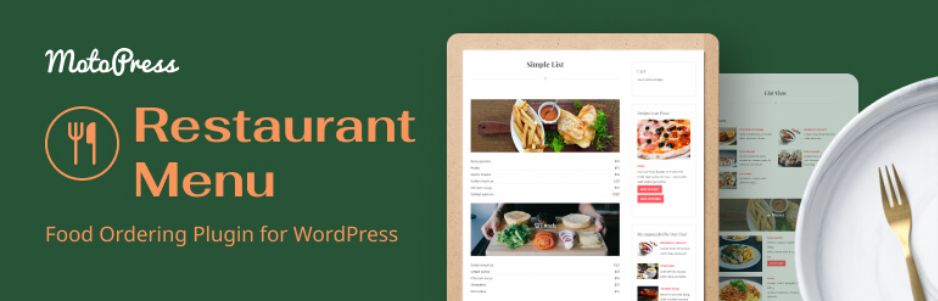 Restaurant Menu By Motopress- Wordpress Restaurant Plugin